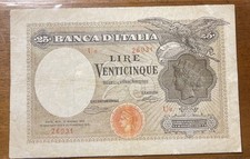 Regno italia banconota usato Regno italia banconota usato  Roma