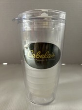 Caneca de viagem acrílica Cabelas copo copo copo transparente logotipo com tampa deslizante 16 oz sem BPA comprar usado  Enviando para Brazil