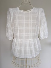 Ivory cotton check for sale  HALSTEAD