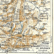 Splügen plan suisse gebraucht kaufen  Versand nach Germany