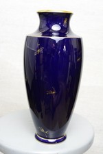 Vase porcelaine bleu d'occasion  Verneuil-l'Étang