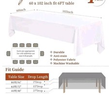 Set white polyester for sale  Ames