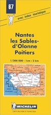 Michelin map nantes for sale  UK