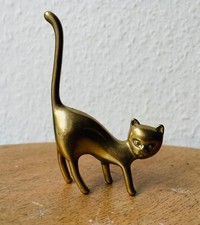 Messing katze figur gebraucht kaufen  Deutschland