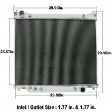 3row radiator fit for sale  Chino