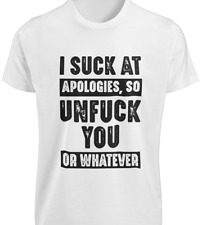 Suck apologies unfu for sale  USA