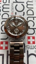 Swatch Full Blooded Earth SVCK4042AG Irony Diaphane 43mm alumínio, usado comprar usado  Enviando para Brazil