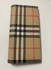 Carteira continental Burberry Vintage Check genuína bege 16 cartões compartimento com zíper comprar usado Carteira continental Burberry Vintage Check genuína bege 16 cartões compartimento com zíper comprar usado  Enviando para Brazil