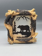Luz noturna urso aparência primitiva com interruptor liga/desliga lâmpada cabine natureza rústica 5,5"H comprar usado  Enviando para Brazil