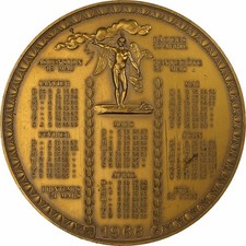 Médaille calendrier 1966 d'occasion  Lille-