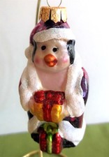 Glass penguin santa for sale  Turner