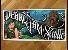 Pearl jam poster. for sale  SHAFTESBURY