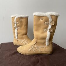 Botas femininas Asics Onitsuka Tiger bege tamanho EUA 6.5 Reino Unido 4.5, usado comprar usado  Enviando para Brazil