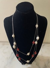 Collana vintage perle usato  Roma