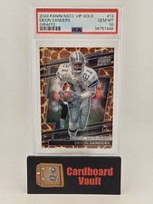 Usado, 2024 Panini NSCC VIP Gold Deion Sanders Giraffe #13 02/10 PSA 10 96757448 comprar usado  Enviando para Brazil