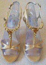 Bata size gold for sale  LEE-ON-THE-SOLENT