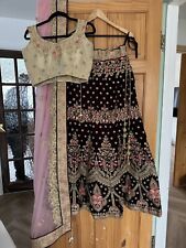Bridal lehenga indian for sale  BIRMINGHAM