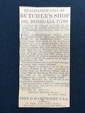 1926 newspaper clipping for sale  CARRICKFERGUS