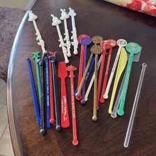 Lot vintage swizzle for sale  Morton