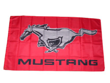 Usado, BANDEIRA FORD MUSTANG 3'X5' GT SHELBY COBRA CORRIDA GARAGEM LOJA PAREDE HOMEM CAVERNA comprar usado  Enviando para Brazil