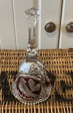 Hofbauer crystal bell for sale  LEICESTER