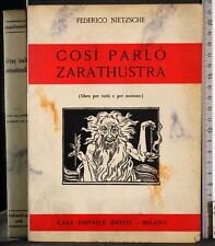 Così parlò zarathustra. usato  Ariccia