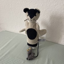 Handpuppe fingerpuppe katze gebraucht kaufen  Düsseldorf