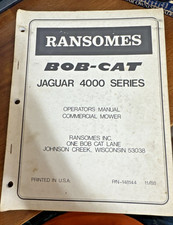 Ransomes bob cat for sale  Mandeville