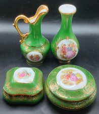 Rare green limoges for sale  LEEDS