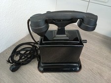 Telefon schwarz kurbeltelefon gebraucht kaufen  Heide