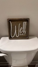 Bathroom sign well for sale  Olathe