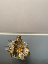 Swarovski gold flower for sale  BROMYARD