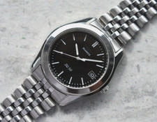 Seiko quartz black for sale  LEAMINGTON SPA