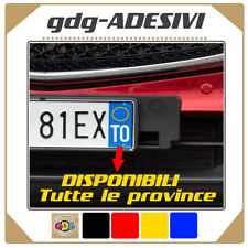 Adesivi targa auto usato  Alba Adriatica