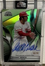 Banco Johnny preto cromado 2025 Topps refrator verde automático #48/99 vermelho comprar usado  Enviando para Brazil