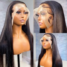 Usado, Novo à venda 30 polegadas reta Hd peruca frontal de renda para mulheres peruca sem cola cabelo humano comprar usado  Enviando para Brazil