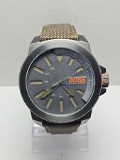 Relógio masculino Hugo Boss verde fumaça 50mm tecido nylon HB.221.1.34.2626 nova bateria  comprar usado  Enviando para Brazil