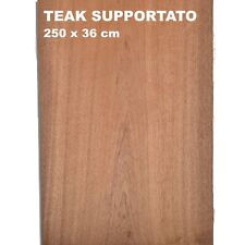 Impiallacciatura teak supporta usato  Montottone