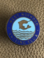 Vintage enamel fishing for sale  HAYWARDS HEATH