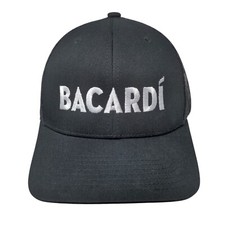 Chapéu caminhoneiro Bacardi Snapback preto tamanho único bordado malha traseira, usado comprar usado  Enviando para Brazil