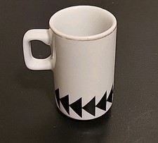 Usado, Caneca espresso Tok & Stok Demitasse Brasil preto branco triângulos substituição  comprar usado  Enviando para Brazil