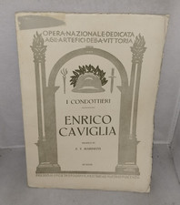 Condottieri enrico caviglia usato  Italia