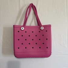 Bolsa EVA ROSA Impermeável GRANDE Bolsa Tote com Furos de Ventilação Praia e Piscina Carryall comprar usado  Enviando para Brazil