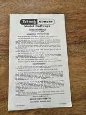 Tri ang hornby for sale  CREDITON