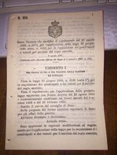 Regio decreto mod usato  Ferrara