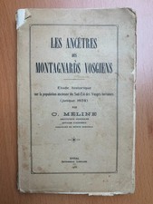 Ancêtres montagnards vosgiens d'occasion  Bouxières-aux-Dames