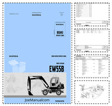 Volvo EW55B Katalog części koparki PDF na sprzedaż  PL