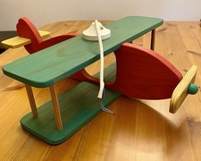 Wooden aeroplane light for sale  FLINT