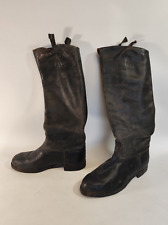 Knobelbecher leder stiefel gebraucht kaufen  Grünhainichen