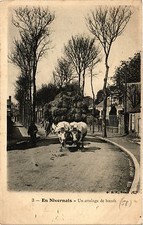 Cpa nivernais attelage d'occasion  Expédié en France